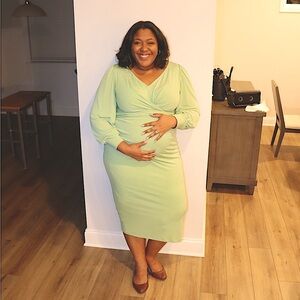 Elegant Mint Green Dress